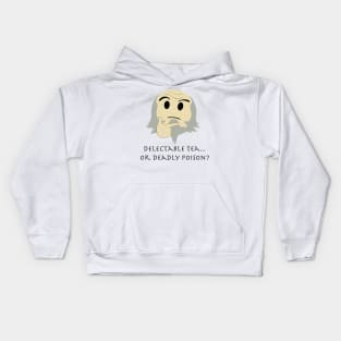 Uncle Iroh Thinking Emoji "Delectable Tea or Deadly Poison?" Kids Hoodie